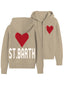 Felpe con cappuccio Donna Mc2 Saint Barth - Kyla Hoodie Sweater - Beige