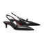 Scarpe con tacco Donna Tory Burch - Double T Buckle Mary Jane 45Mm - Nero