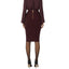 Altro (Gonne) Donna Elisabetta Franchi - Gonna Di Maglia - Bordeaux