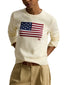 Maglioni Donna Ralph Lauren - Flag Cn Long Sleeve Pullover - Avorio