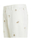 Bermuda Uomo Sun68 - Short Chino Embroidery - Bianco