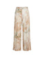 Pantaloni Donna Maria Bellentani - Pantalone Ampio Con Elastico Dietro - Beige