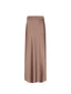 Gonne casual Donna D'EXTERIOR - Raso Fluido Gonna Sbieca - Beige