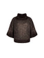 Maglie Donna D'EXTERIOR - Galles Alpaca Soft Kimono Collone - Marrone