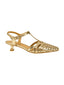 Scarpe con tacco Donna Lorenzo Mari - Intreccio Platino/Laminato Platino - Oro