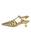 Scarpe con tacco Donna Lorenzo Mari - Intreccio Platino/Laminato Platino - Oro