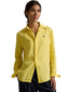 Bluse e camicie Donna Ralph Lauren - Classic Long Sleeve Button Front Shirt - Giallo