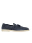 Mocassini Uomo Doucal's - Tassel Moc Vaschetta Visone Notte - Blu