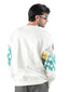 Felpe senza cappuccio Unisex Barrow - Sweatshirt Unisex - Bianco