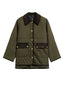 Giacche Donna Barbour International - Whickham Quilted Jacket Fw26 Wax Cot Outw - Oliva
