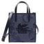 Borse a mano Donna Etro - Shopping Love Trotter S Denim Jaquard - Blu
