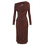 Vestiti casual Donna Elisabetta Franchi - Abito - Marrone