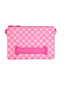 Pochette Unisex Sprayground - Pink New Check Faces Crossover Clutch - Rosa