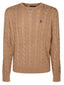 Maglie Uomo Ralph Lauren - Ls Driver Cn Long Sleeve Pullover - Cammello