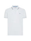 Polo Uomo Sun68 - Polo Small Stripe On Collar - Bianco