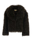 Pellicce Donna Michael Kors - Crop Faux Fur Peacoat - Marrone