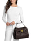 Borse a mano Donna Michael Kors - Lg Flap Th Satchel - Marrone