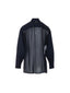 Camicie Donna Dondup - Camicia Over In Gabardina Tinto Filo - Nero