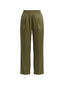 Pantaloni Donna Maria Bellentani - Pantalone Con Elastico - Verde militare