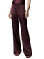 Pantaloni Donna Pinko - Pinolo Pantalone Satin - Bordeaux