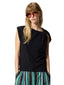 Maglie Donna Pinko - Melody Maglia Jersey Cotone - Nero-Antropos Boutique