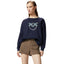 Felpe senza cappuccio Donna Pinko - Nelly Maglia Felpa Logo Birds - Blu