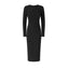 Vestiti casual Donna Pinko - Frutta Abito Crepe Poly - Nero
