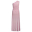 Vestiti casual Donna D.Exterior - Plisse' Lux Abito Monospalla Lungo - Fucsia