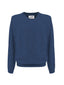 Maglie Uomo Mc2 Saint Barth - Regent Contrast Lambswool Sweater - Blu