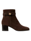 Stivali Donna Tory Burch - Romy Ankle Boot Dark Cocoa - Marrone