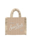Borse a mano Donna Mc2 Saint Barth - Vanity Mini Shearling Bag With Strap - Sabbia