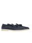 Mocassini Uomo Doucal's - Tassel Moc Vaschetta Visone Notte - Blu