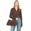 Borse a spalla Donna Tory Burch - Eleanor Suede Satchel - Marrone