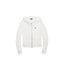 Felpe con cappuccio Donna Ralph Lauren - Ctn Cbl Hd-Long Sleeve-Full Zip - Bianco