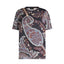 T-shirt Donna Etro - Mw Cut & Sew T-Shirt Woman - Blu