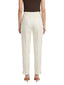 Pantaloni Donna Maria Bellentani - Pantalone A Si Garetta Con Elastico - Bianco