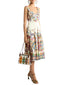 Vestiti casual Donna Etro - Women's Mdi Apron Dress With Pleats - Multicolore