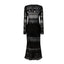 Vestiti casual Donna Pinko - Ortles Abito Fantasy Net - Nero