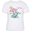 T-shirt Donna Mc2 Saint Barth - Emilie Snoopy Sun Barthing 01N Emb - Bianco