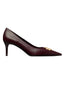 Scarpe con tacco Donna Tory Burch - Charlie Pump Merlot/Gold - Bordeaux
