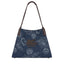 Borse a spalla Donna Etro - Shopping Libra M Denim Jacquard - Blu