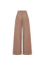 Pantaloni Donna D.Exterior - Lino Cangiante Pant Palazzo Risv. - Marrone
