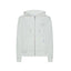Felpe con cappuccio Uomo Sun68 - Hoodie Zip Vintage Broken - Bianco
