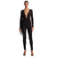 Tute a manica lunga Donna Michael Kors - Twst Frnt Mix Fb Jumpsuit - Nero