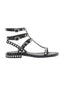 Sandali Donna Ash - Combo:a Sbrasil Black/Antic Silver - Nero