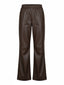 Pantaloni Donna D.Exterior - Eco.pelle Pant Largo - Marrone