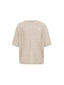 Maglie Donna D.Exterior - Lino+Pizzo Scollo V M/M - Beige