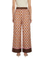 Pantaloni Donna Kartika - Pantalone In Raso St.quadretto - Marrone