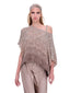 Poncho e mantelle Donna D.Exterior - Degrade' Di Cristalli Mantella - Marrone