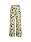 Pantaloni Donna Maria Bellentani - Pantalone Palazzo Con Elastuco In Vita - Verde militare